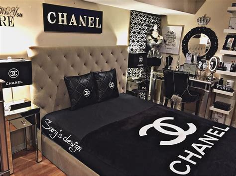 Chanel themed bedroom decor